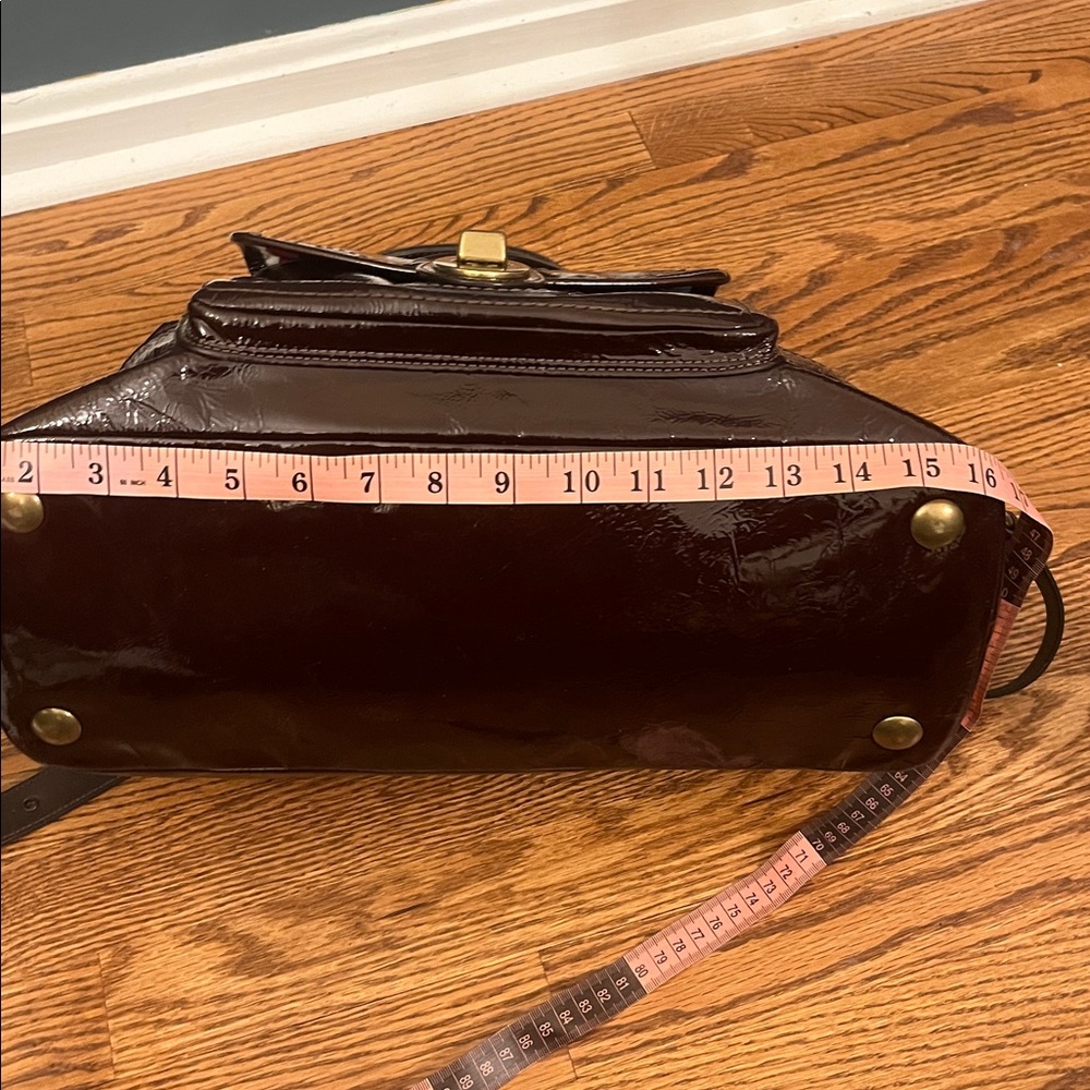 Coach Limited Edition Francine Chocolate Brown Patent Leather Legacy 12295 - Picture 16 of 16